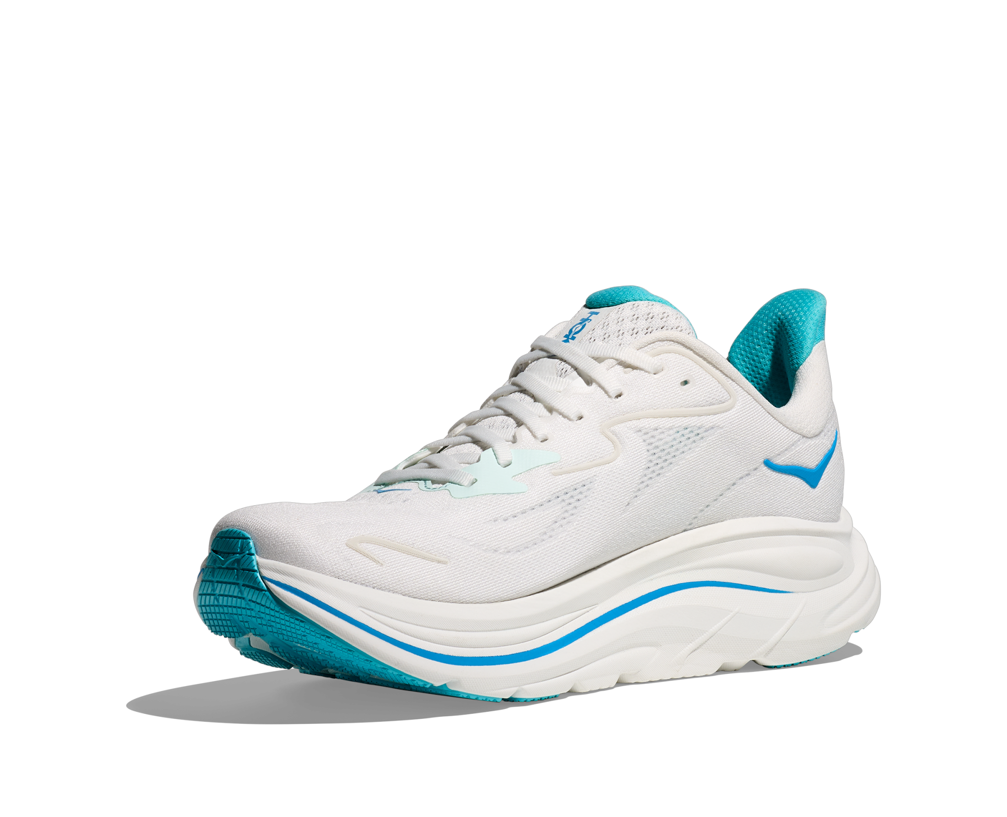 HOKA Clifton 10 M White / Skyward Blue