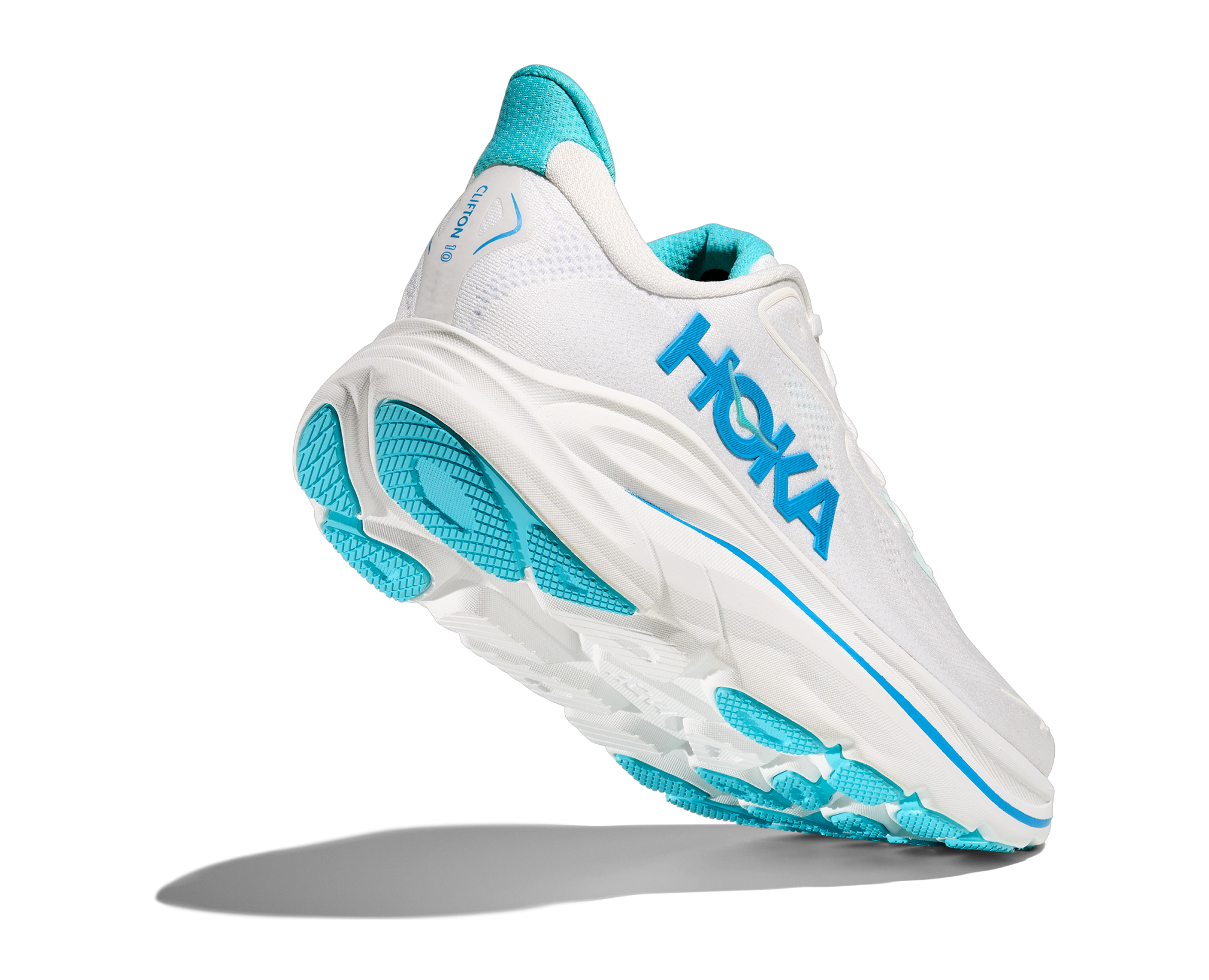 HOKA Clifton 10 M White / Skyward Blue