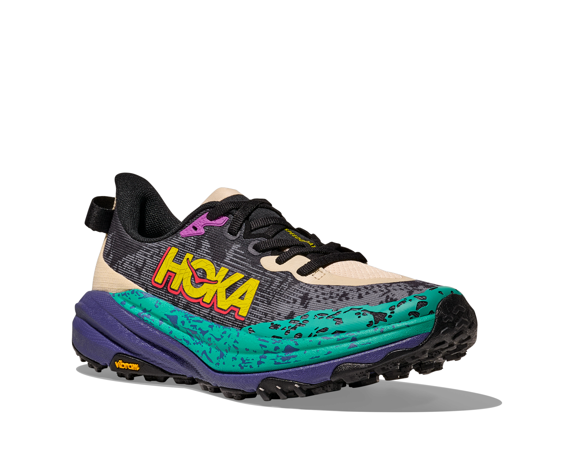 HOKA Speedgoat 6 M Oatmeal / Mountain Iris