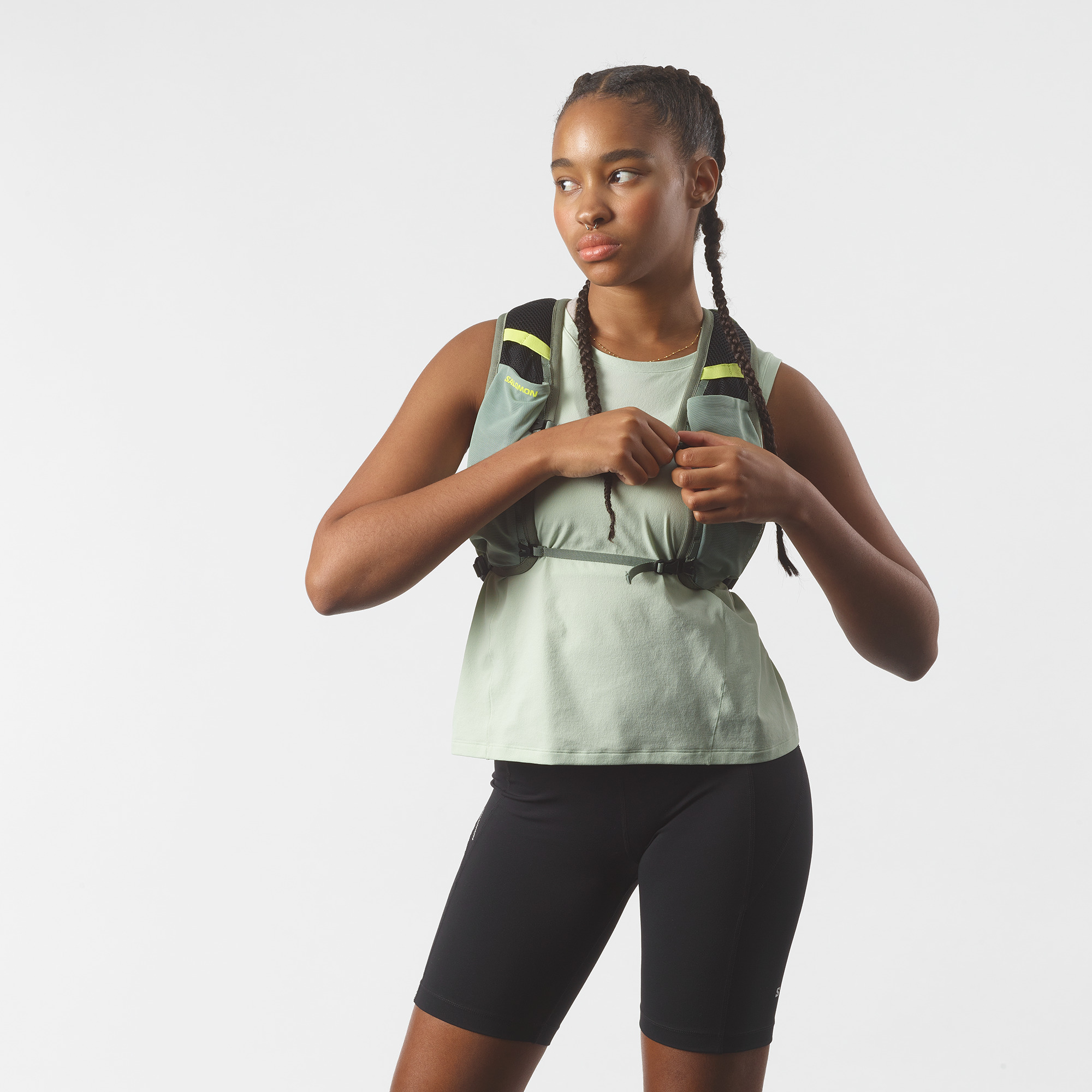 SALOMON Cross 4 Green Milieu / Agave Green / Sharp G