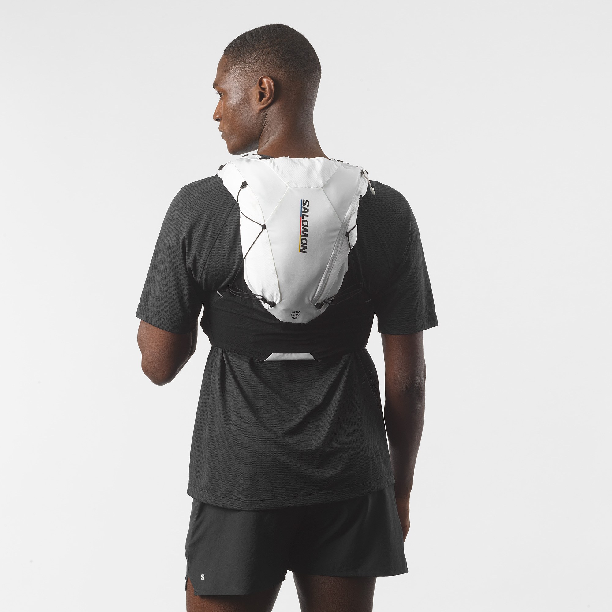 SALOMON ADV Skin 12 Race Flag Set Black / White