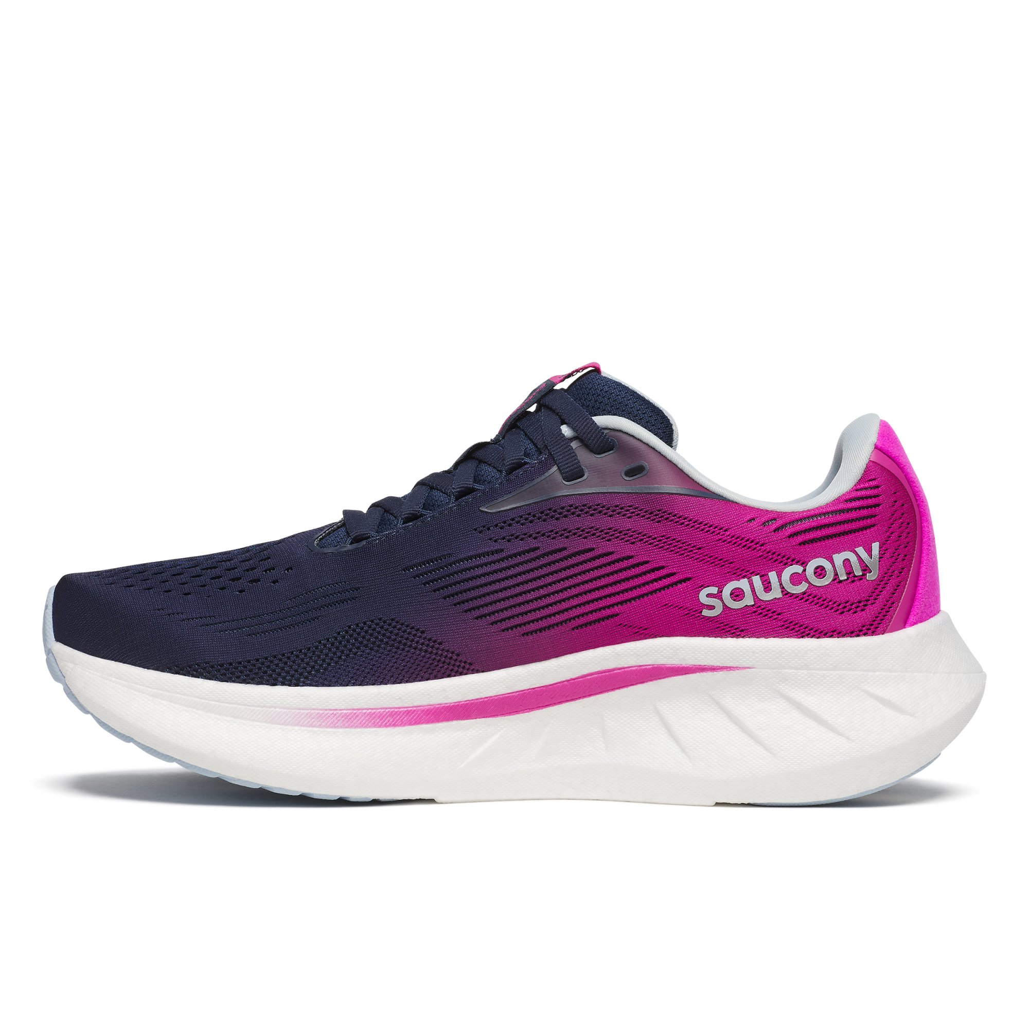 SAUCONY Ride 18 W Navy / Fuchsia