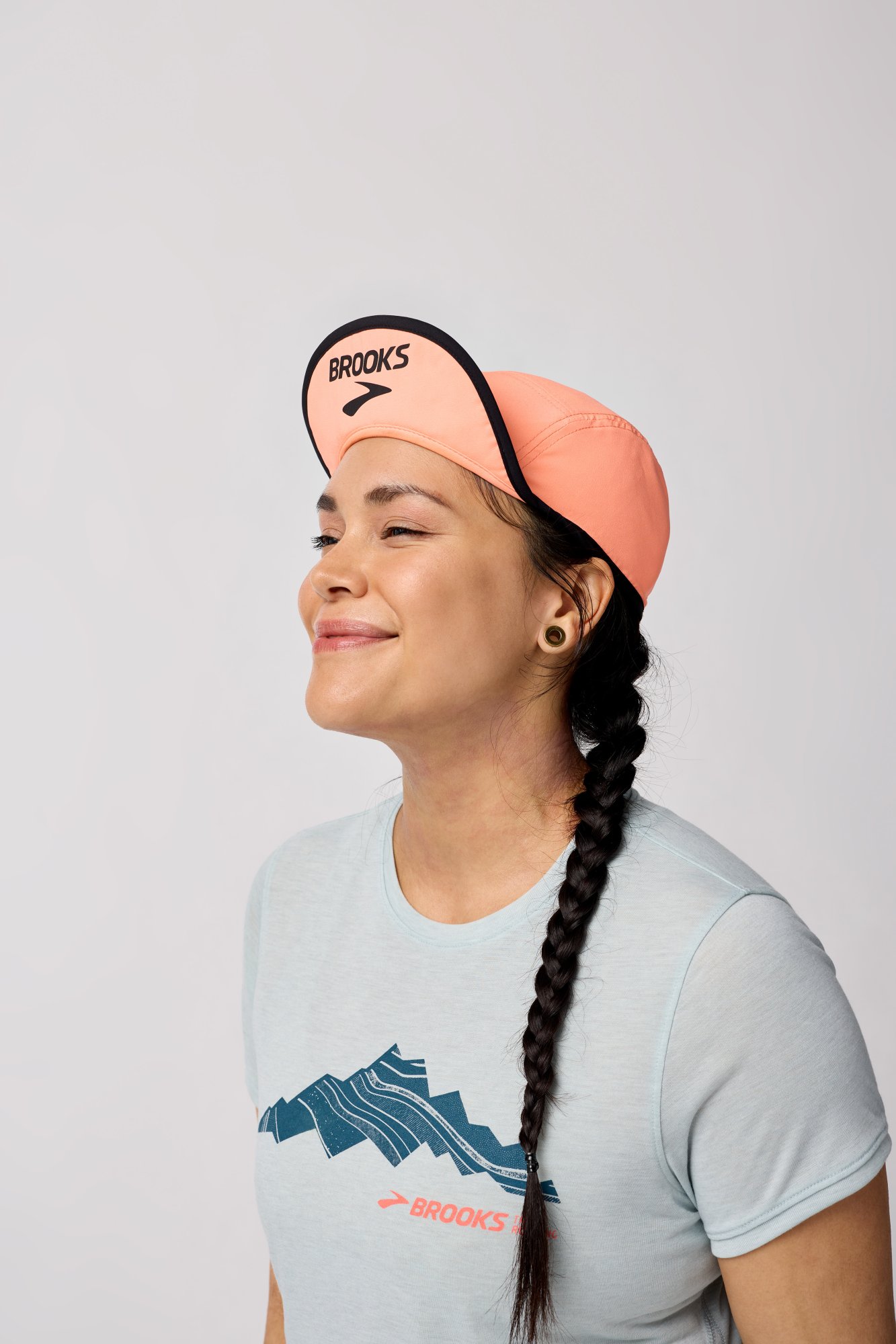 BROOKS Lightweight Packable Hat 2.0 Neo Ember / Black