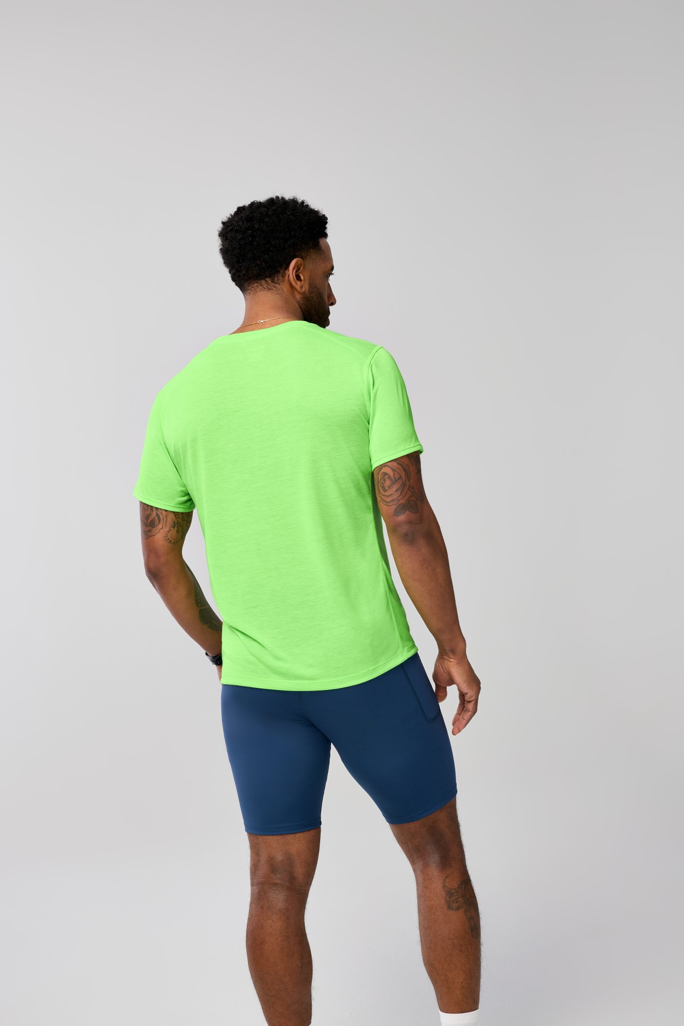 BROOKS Distance Short Sleeve 3.0 M Neo Limeade / Brooks Logo