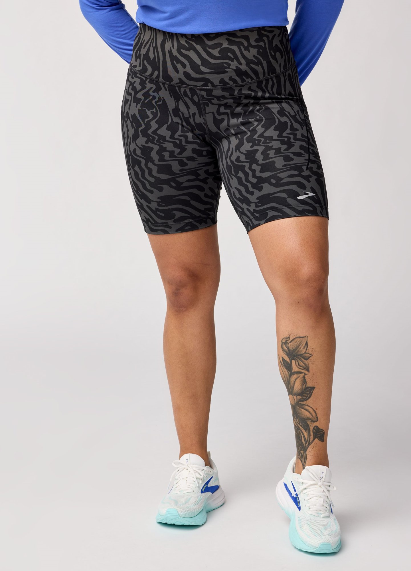 BROOKS Spark 8" Short Tight W Šedá