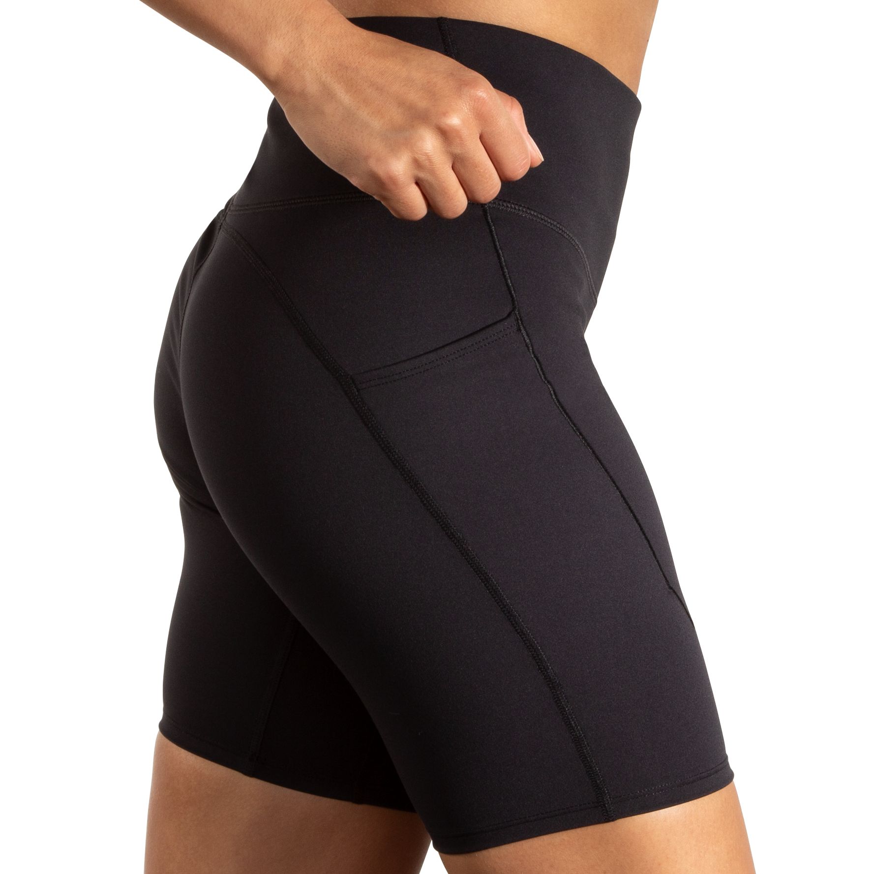 BROOKS Spark 8" Short Tight W Černá