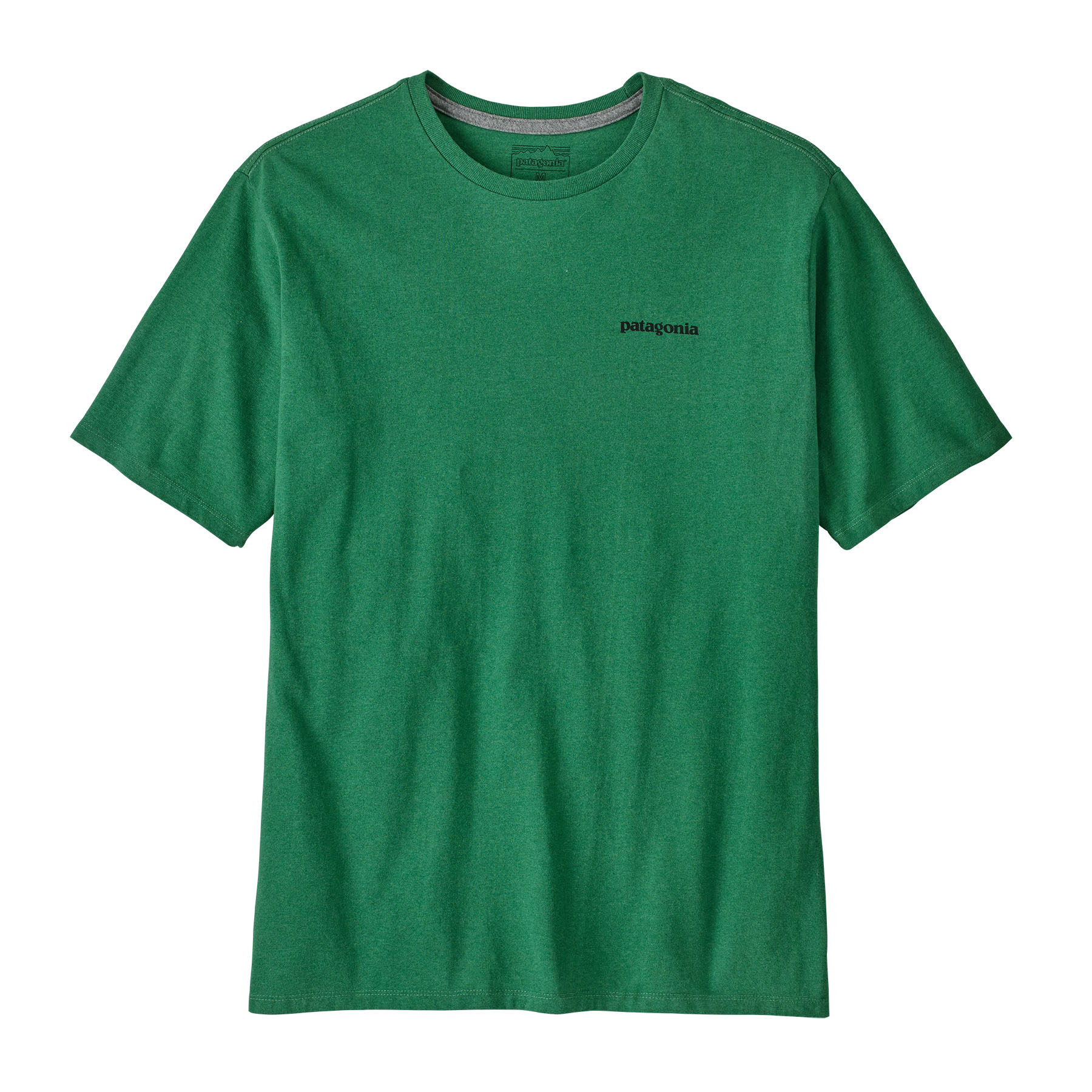PATAGONIA Men's P-6 Logo Responsibili-Tee® P-6 Outline: Heartleaf Green