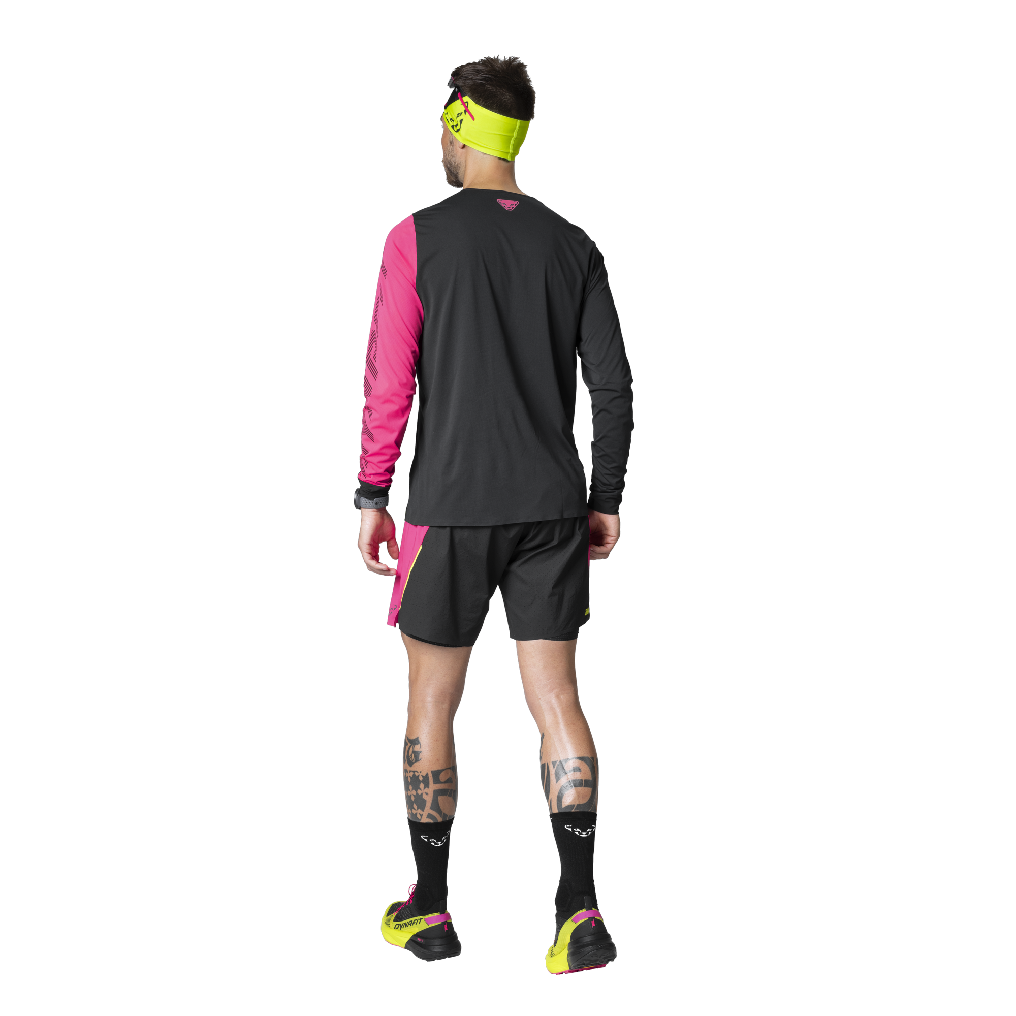DYNAFIT DNA Ultra 2v1 Pánské Běžecké Kraťasy Pink Glo