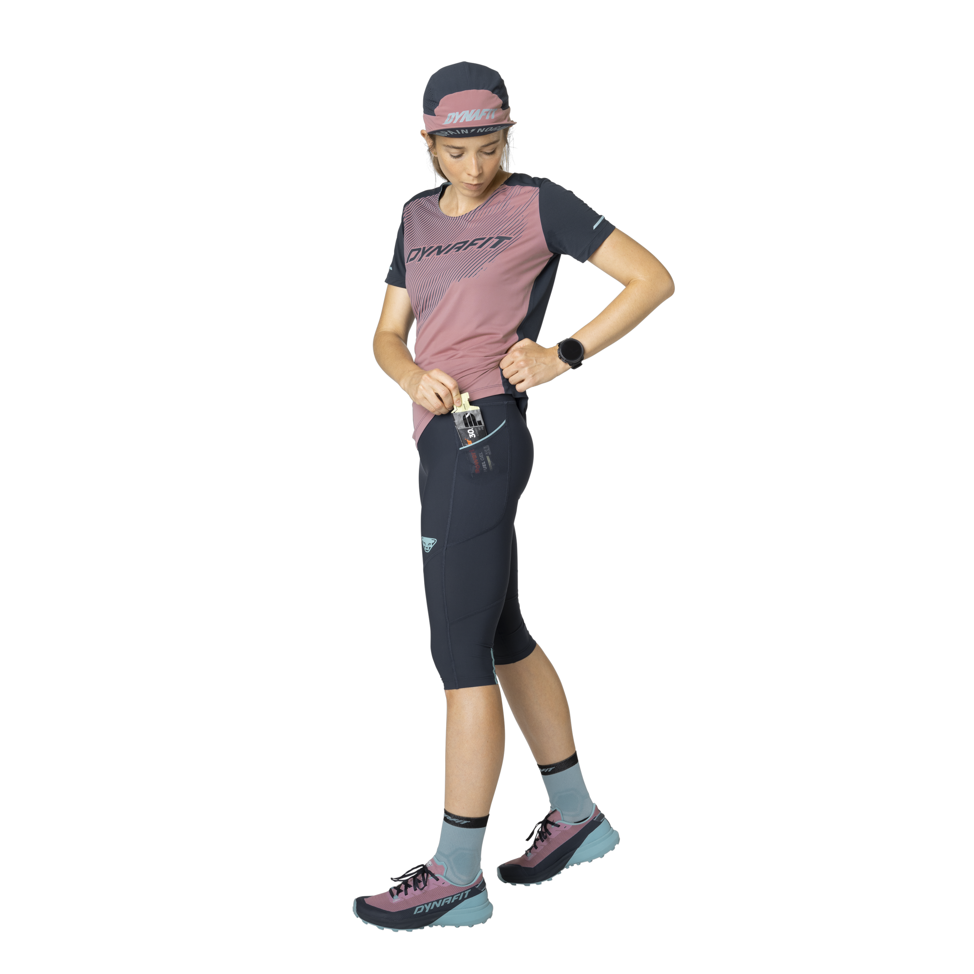 DYNAFIT Alpine 3/4 Tights Women Blueberry