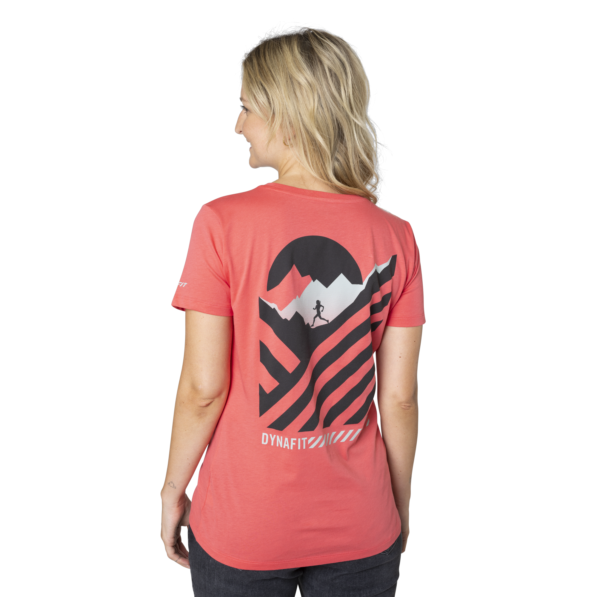 DYNAFIT 24/7 Graphic T-Shirt Women Cabana / Striped Elevation