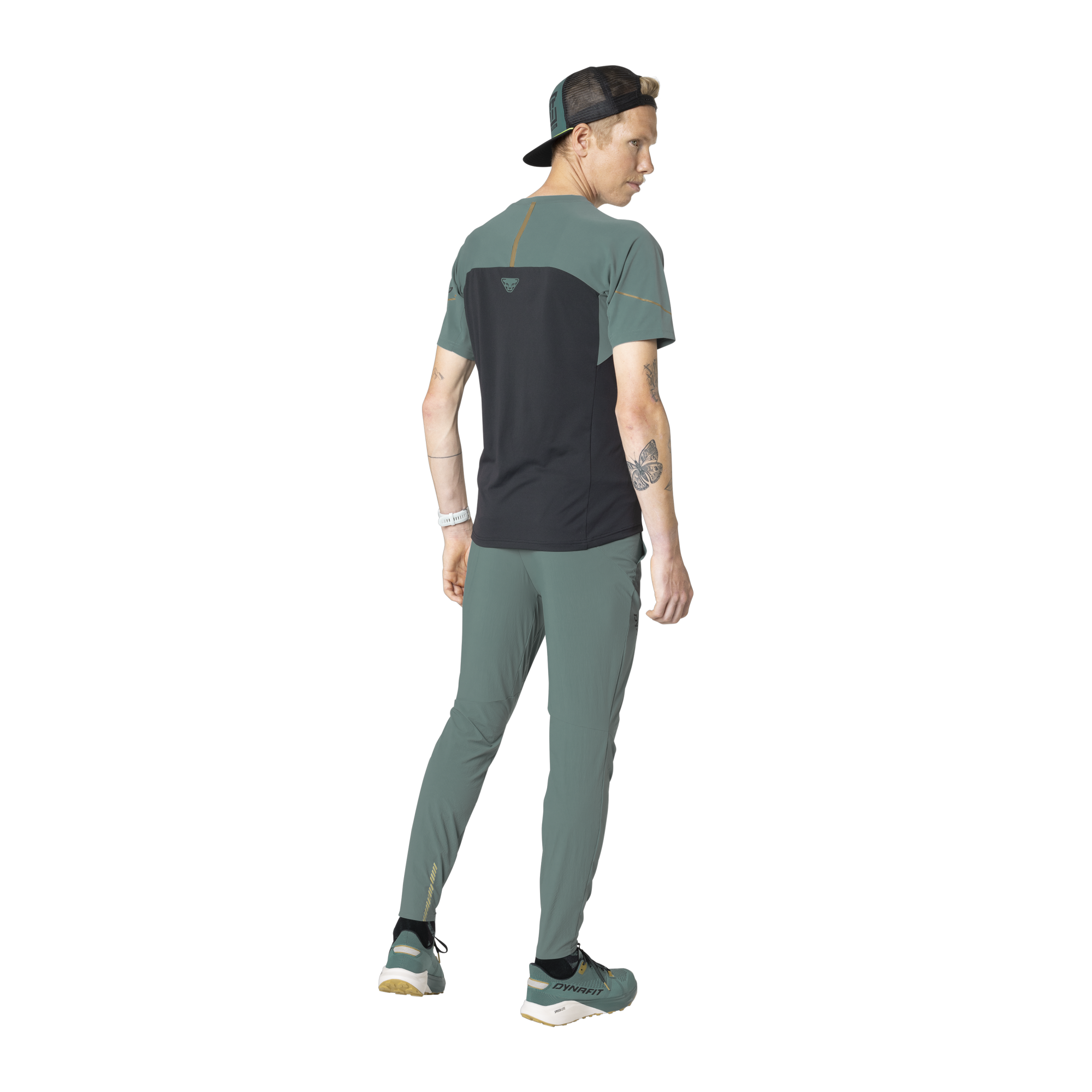 DYNAFIT Alpine Pro Short Sleeve Shirt Men Black Out Atlantic