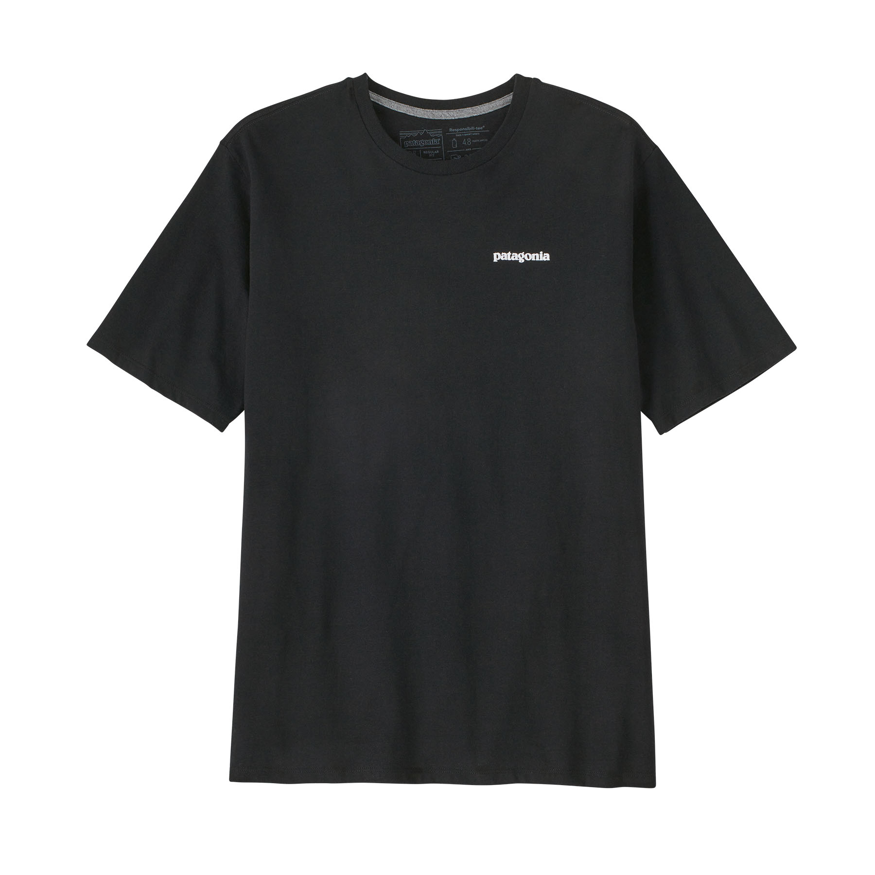 PATAGONIA Men's P-6 Logo Responsibili-Tee® Black