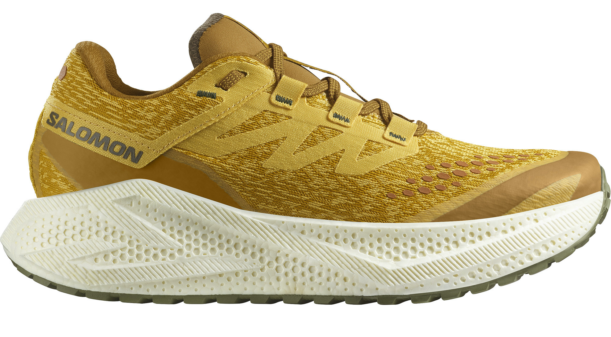 SALOMON AERO GLIDE 3 GRVL Spicy Mustard / Vanilla Ice / Deep Lichen Green