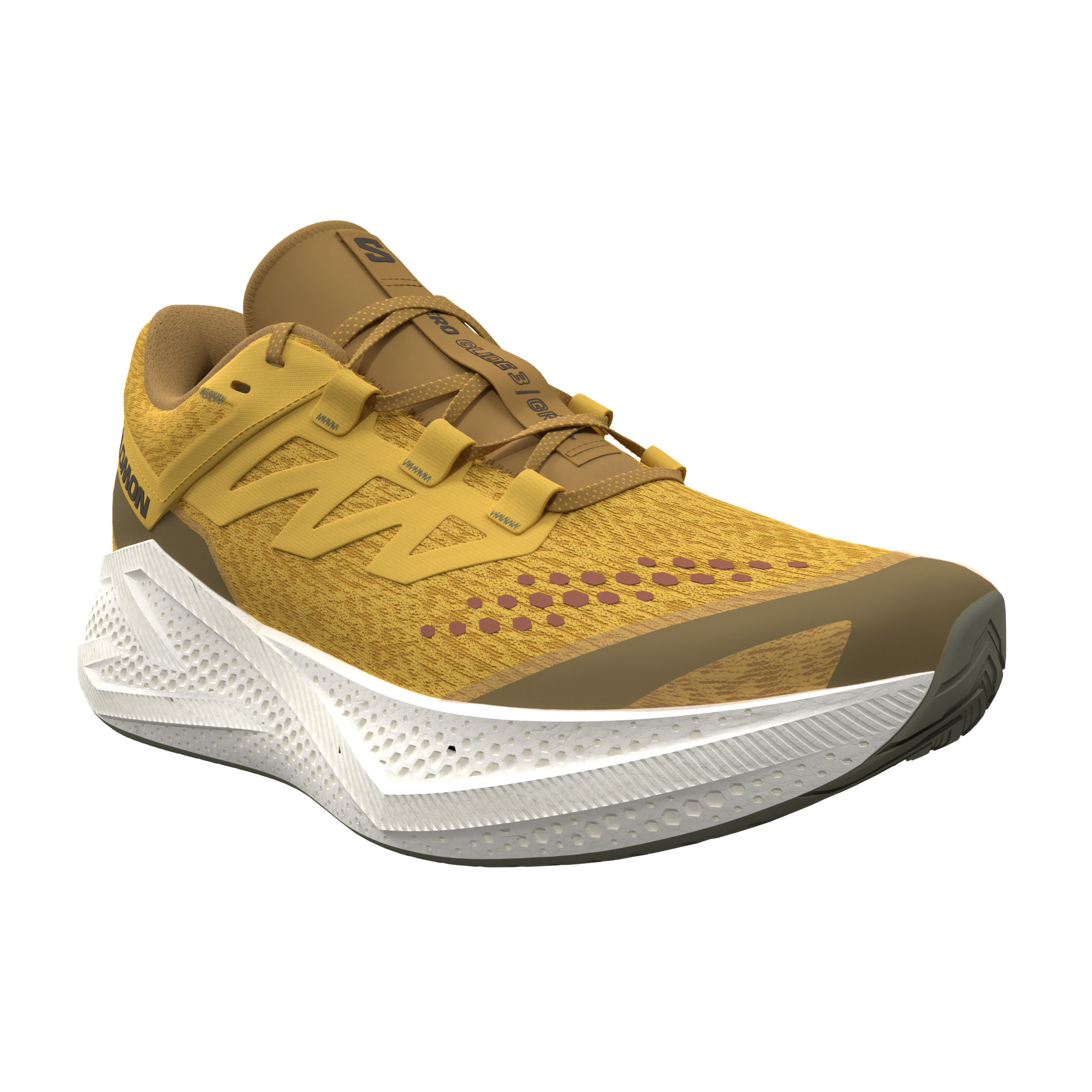 SALOMON AERO GLIDE 3 GRVL Spicy Mustard / Vanilla Ice / Deep Lichen Green