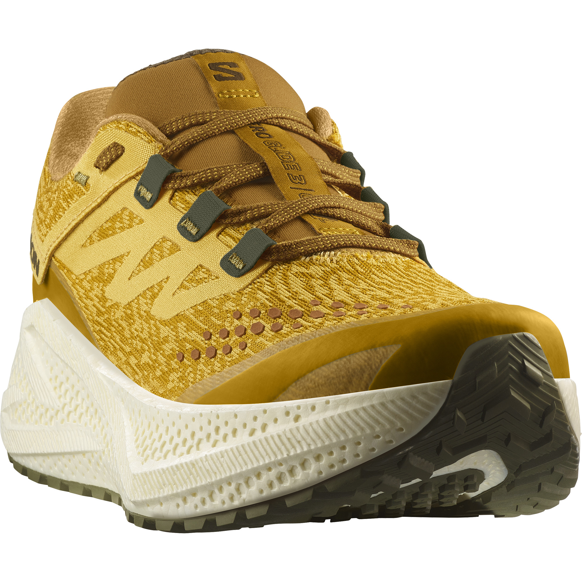 SALOMON AERO GLIDE 3 GRVL Spicy Mustard / Vanilla Ice / Deep Lichen Green
