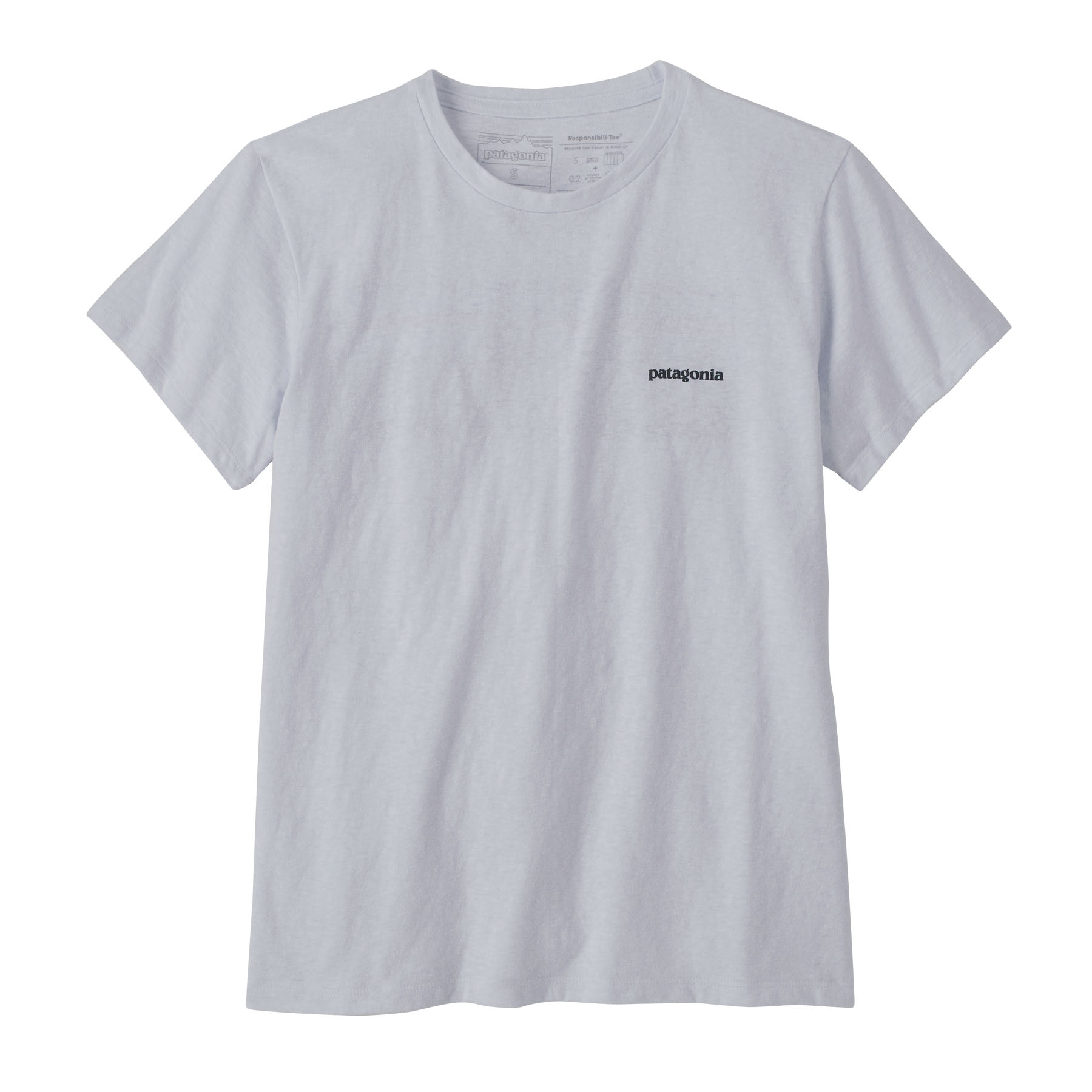 PATAGONIA Women's P-6 Logo Responsibili-Tee® White