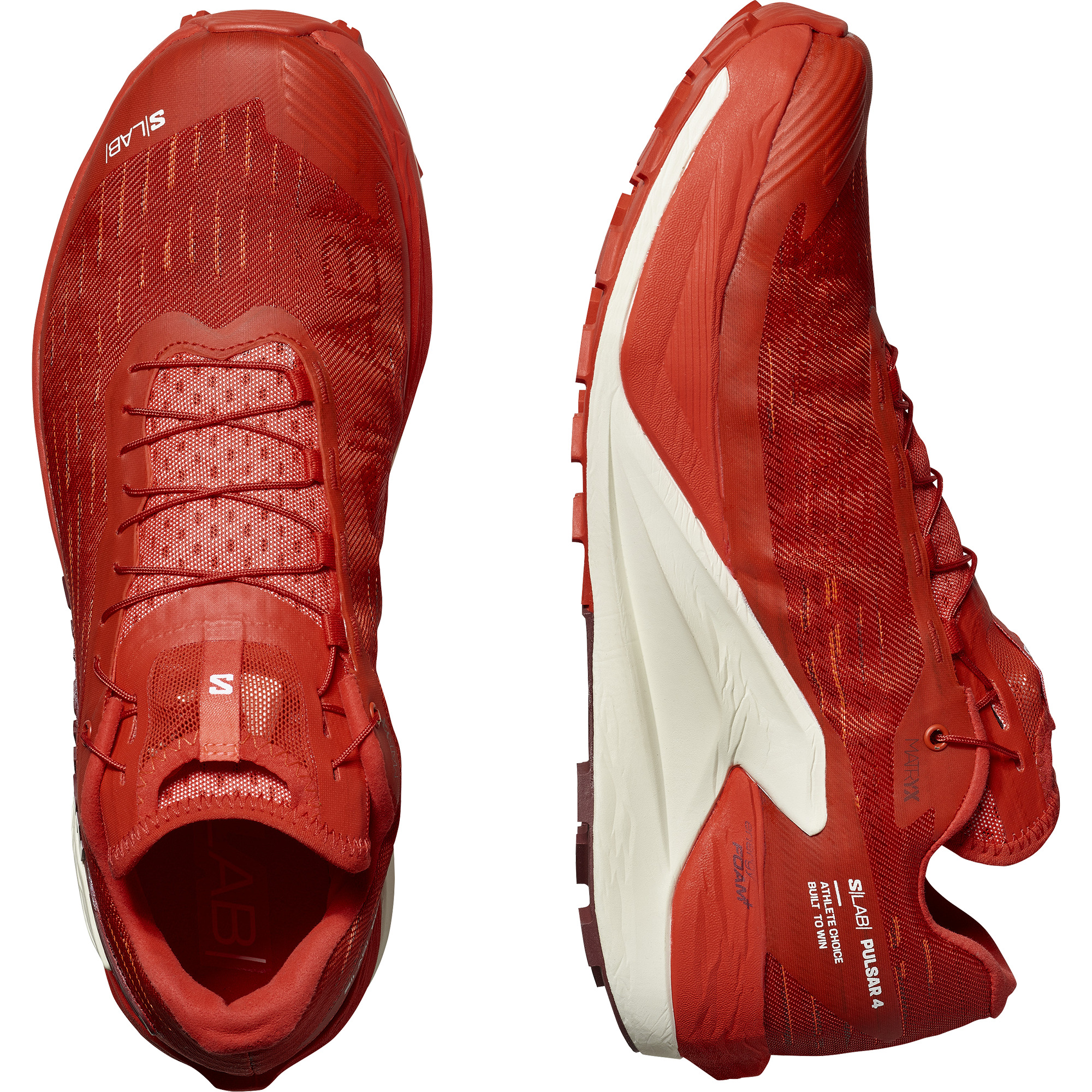 SALOMON S/Lab Pulsar 4 Fiery Red / Vanilla Ice / Andorra