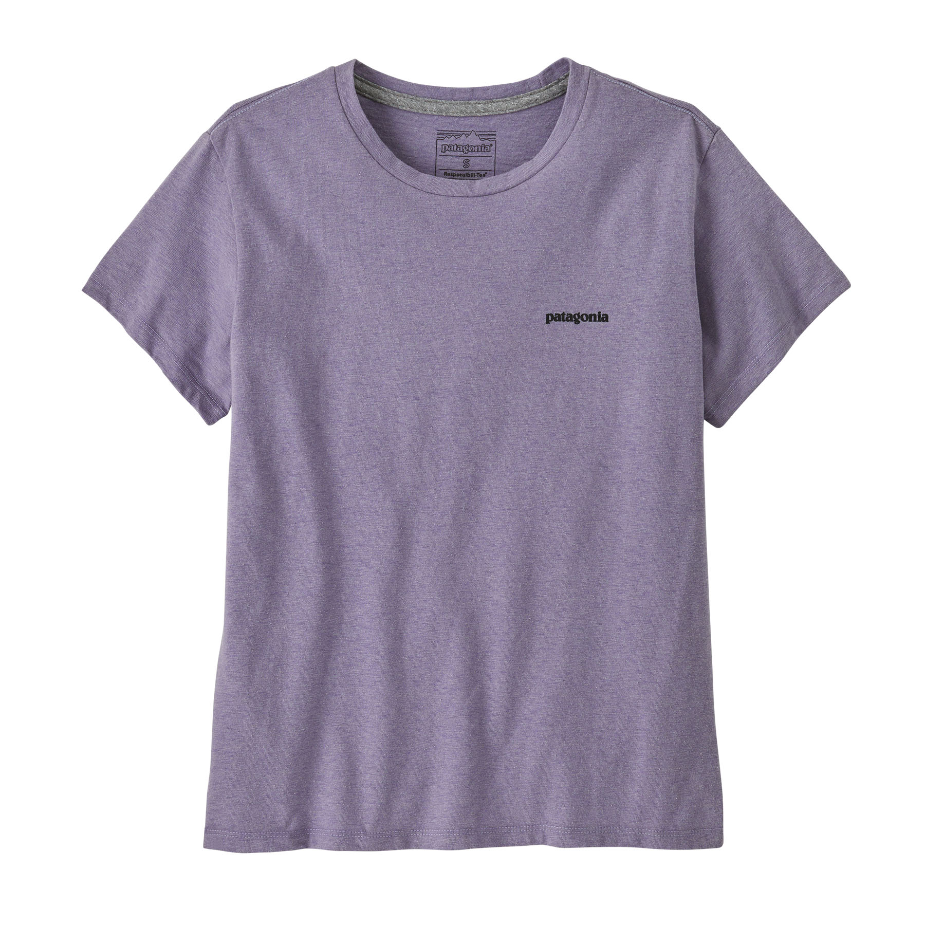 PATAGONIA Women's P-6 Logo Responsibili-Tee® Concrete Purple
