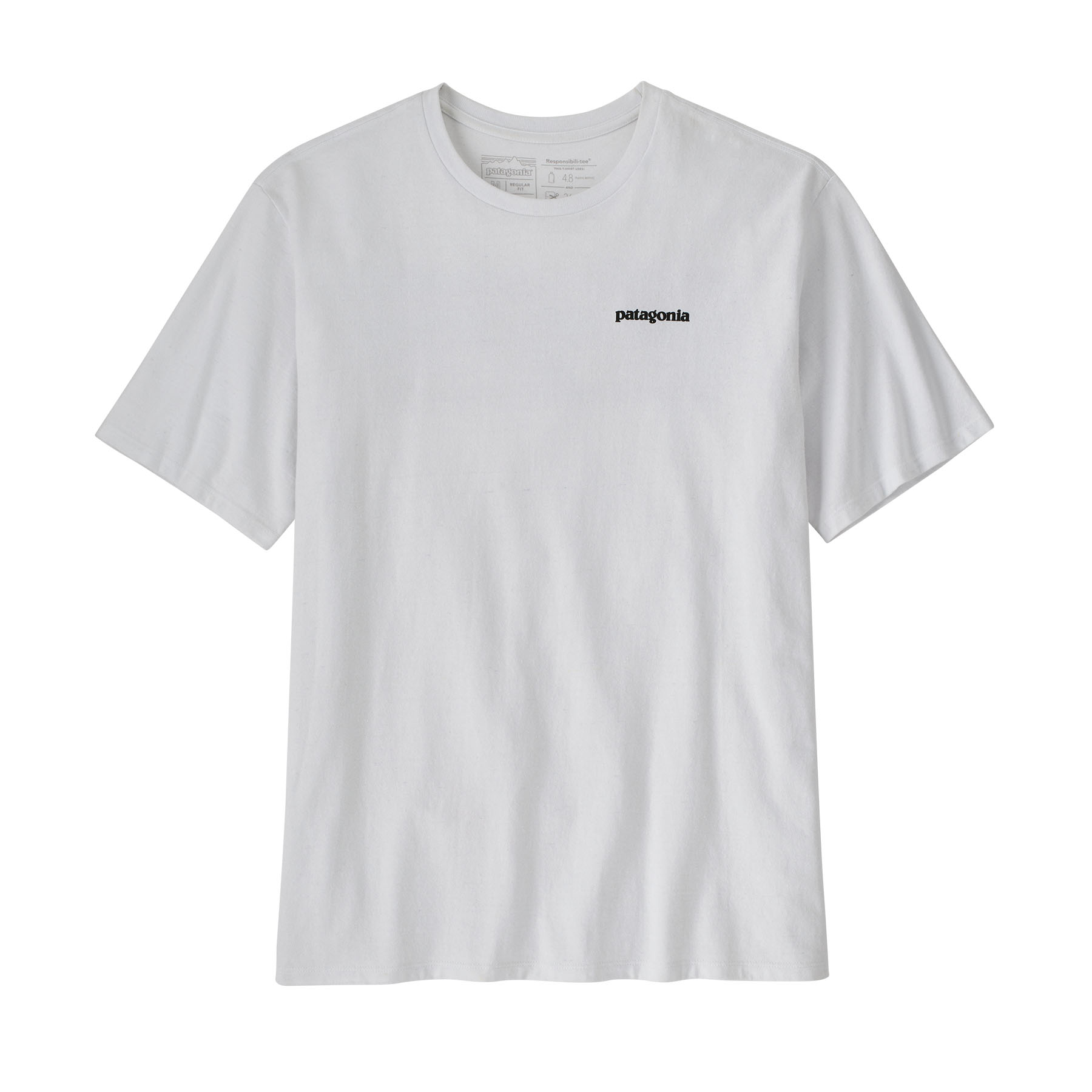 PATAGONIA Men's P-6 Logo Responsibili-Tee® White