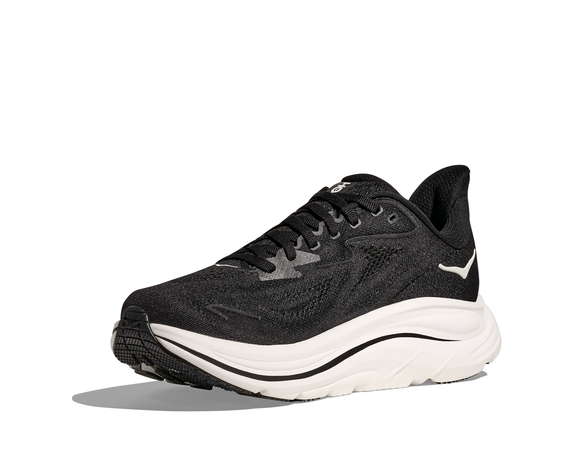 HOKA Clifton 10 W WIDE Black / White