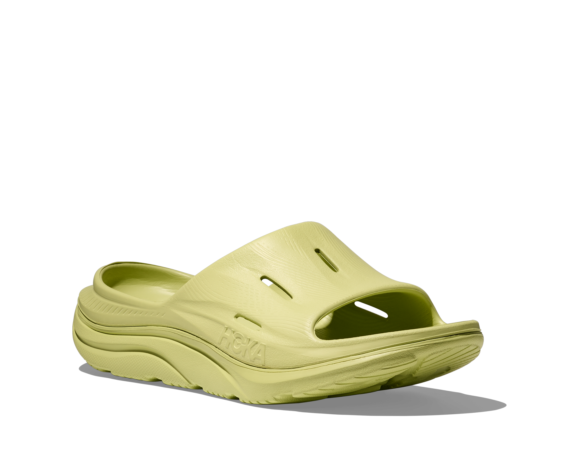 HOKA Ora Recovery Slide 3 Honeydew / Honeydew
