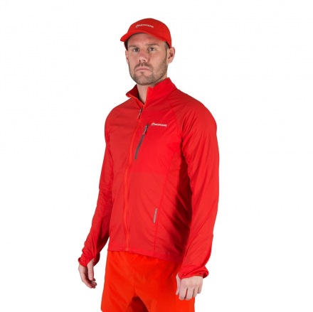 MONTANE FEATHERLITE TRAIL JACKET Red