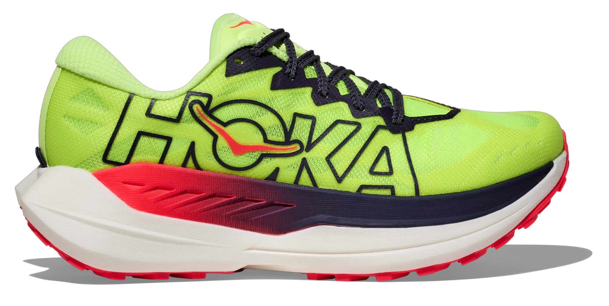 HOKA Rocket X Trail W Neon Yuzu / Neon Flame