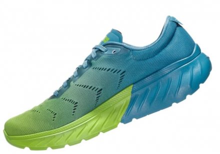 HOKA MACH 2 Storm Blue/Lime green