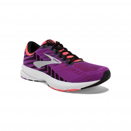 BROOKS Launch 6 Purple/Black/Coral