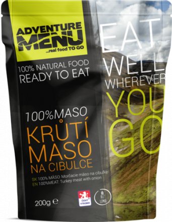ADVENTURE MENU Krůtí maso na cibulce