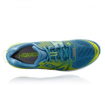 HOKA TRACER 2 Storm Blue/Lime Green 