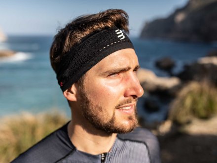 COMPRESSPORT HEADBAND ON/OFF Black