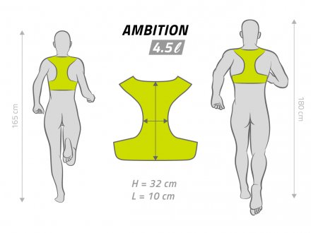 INSTINCT Běžecká vesta AMBITION 4,5L