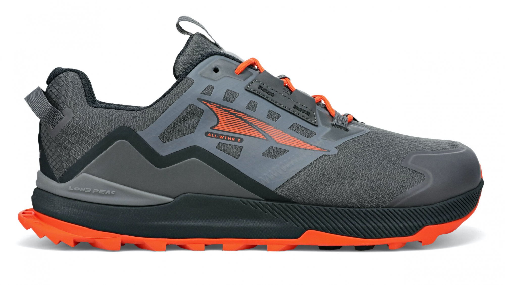 ALTRA LONE PEAK LOW ALL-WTHR 2 Man GRAY/ORANGE