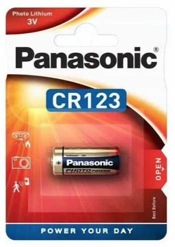 Baterie Panasonic CR123
