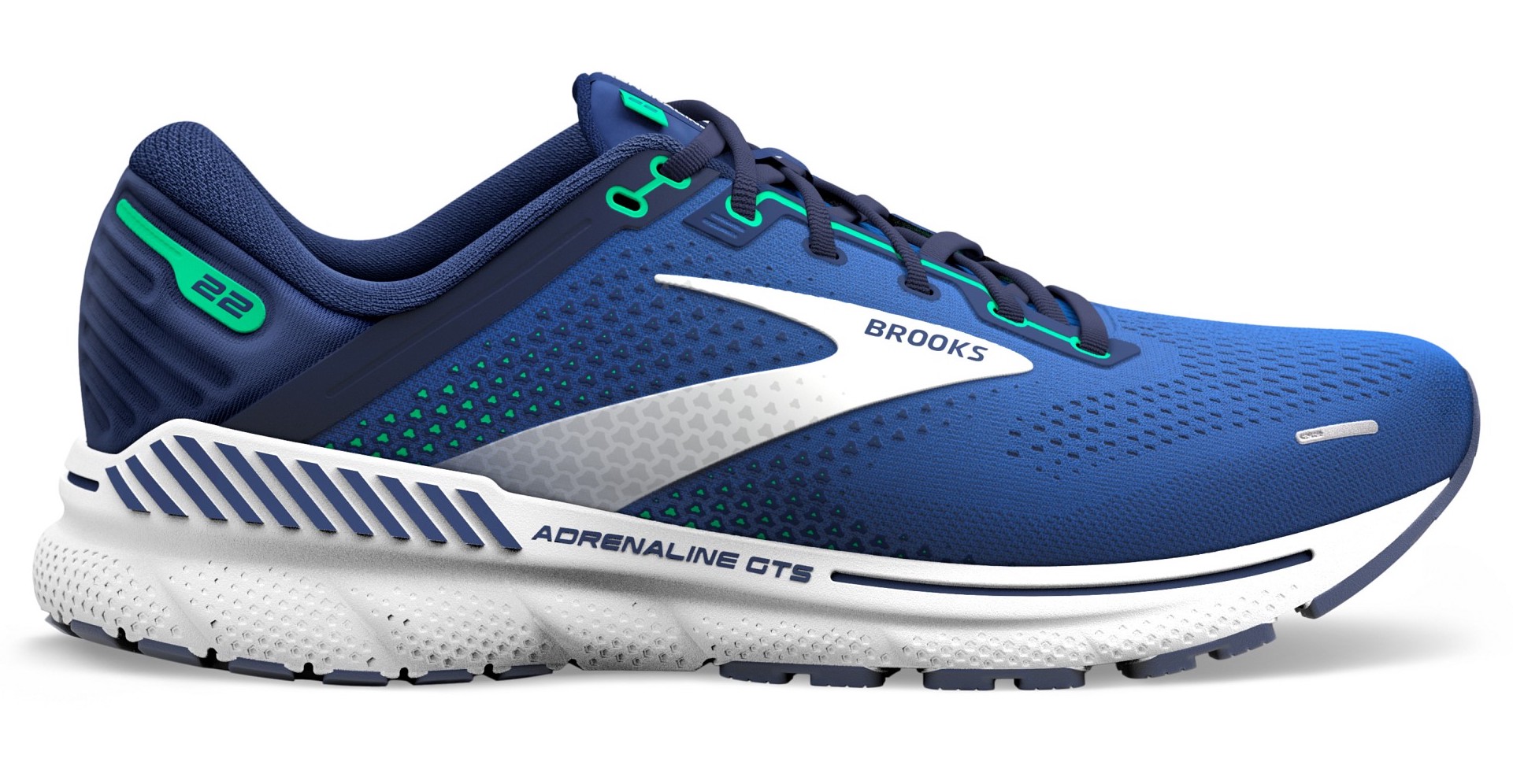 BROOKS Adrenaline GTS 22 Surf the Web/Blue/Irish Green