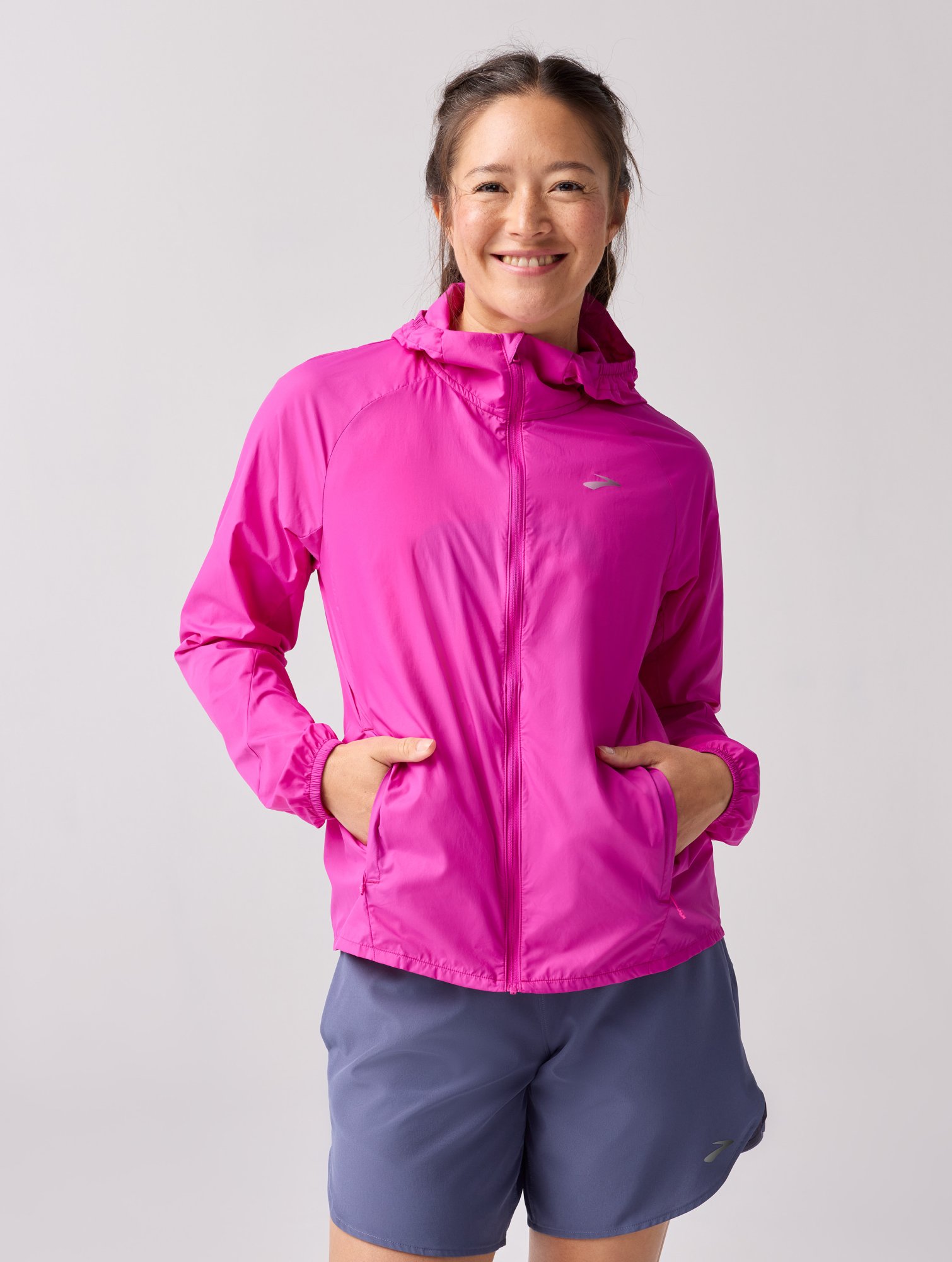 BROOKS Canopy Packable Jacket W Fialová