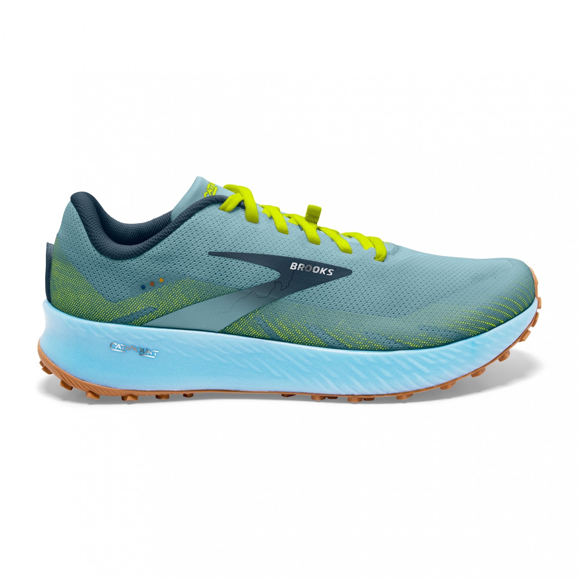 BROOKS Catamount Blue/Lime/Biscuit