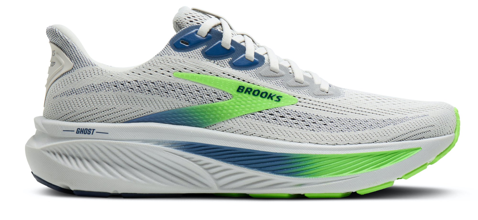 BROOKS Ghost 17 M Oyster / Beacon Blue / Gecko
