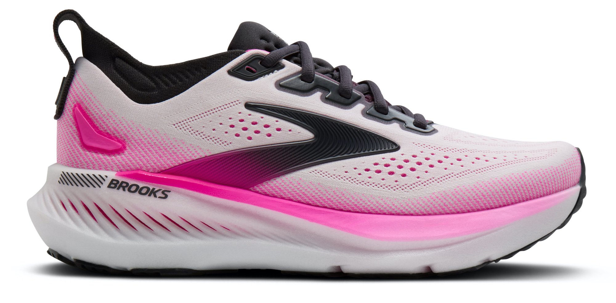 BROOKS Glycerin GTS 23 W White / Phantom / Cyber Pink