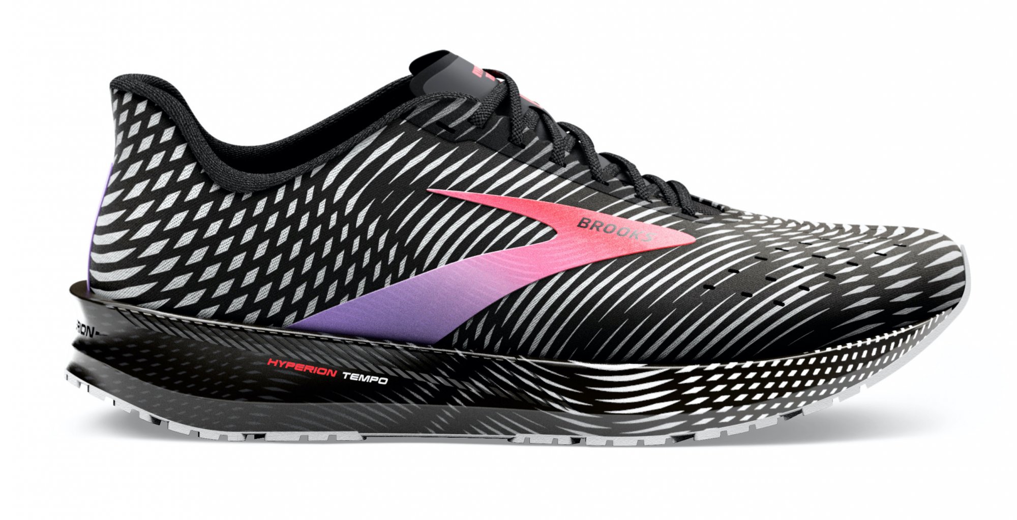 BROOKS Hyperion Tempo W Black/Coral/Purple