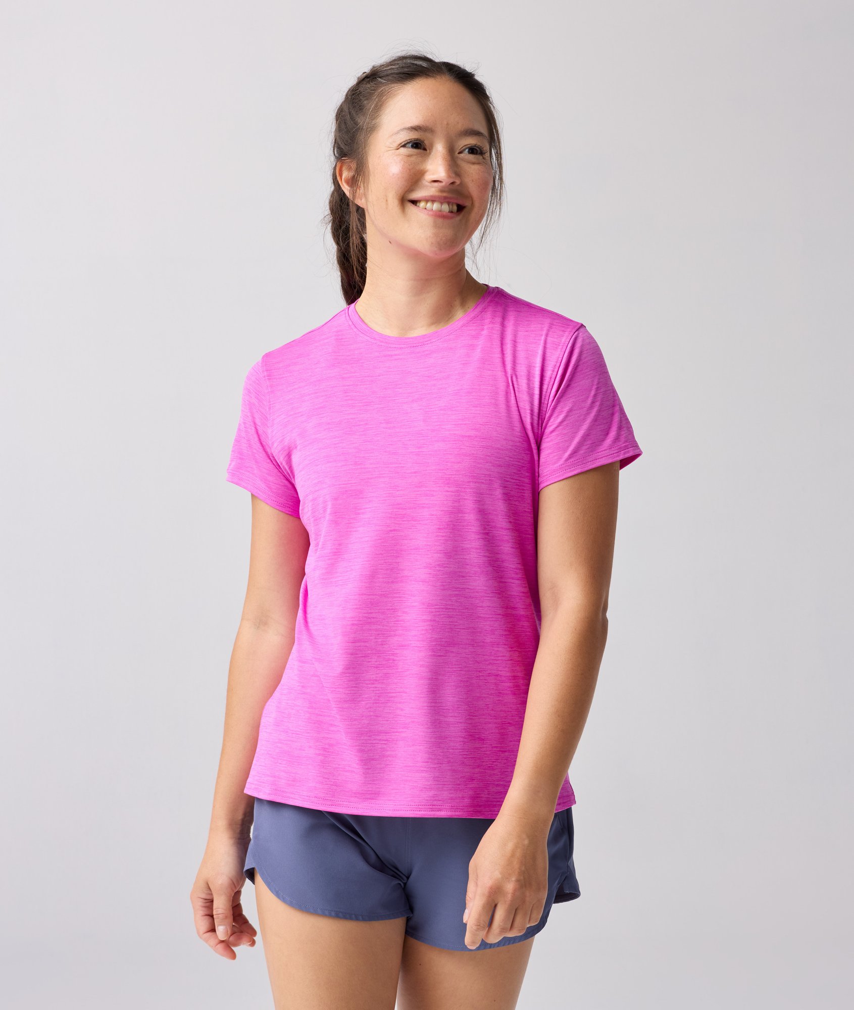 BROOKS Luxe Short Sleeve W Růžová