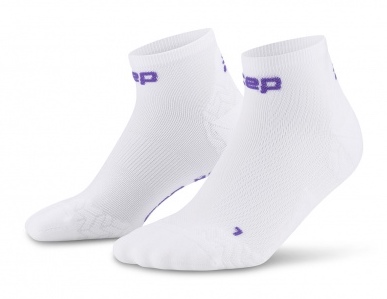 CEP Kotníkové ponožky ULTRALIGHT 4.0 M White 