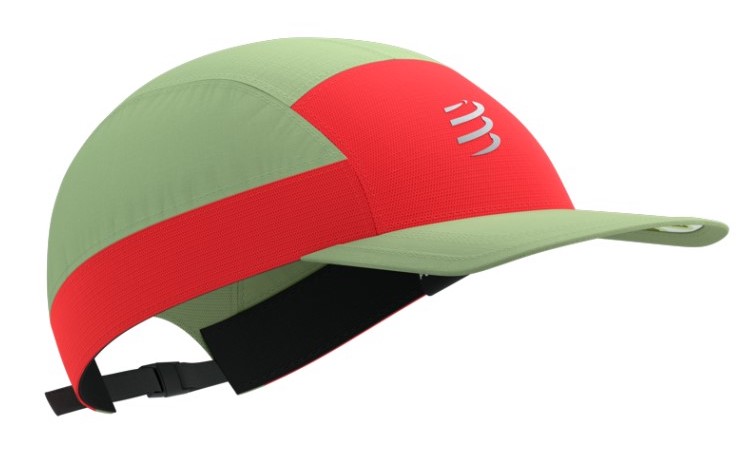 COMPRESSPORT 5 Panel Light Cap Nile / Fluo Red