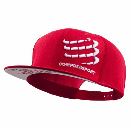 COMPRESSPORT FLAT CAP ČERVENÁ