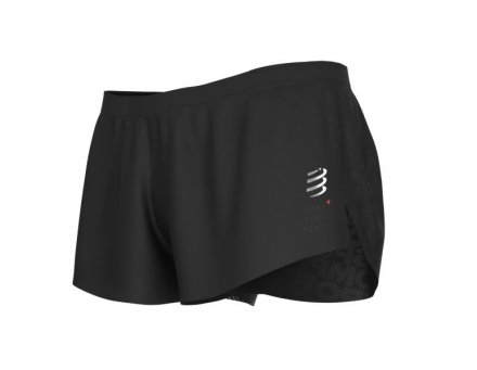 COMPRESSPORT RACING SPLIT SHORT BLACK