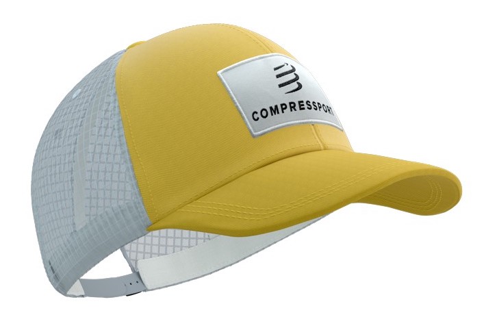 COMPRESSPORT Trucker 6P Cap Grey Dawn / Ceylon Yellow