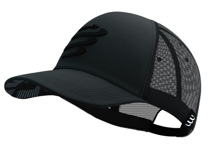 COMPRESSPORT Trucker Cap Black / Black Reflective
