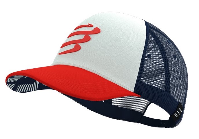 COMPRESSPORT Trucker Cap Sugar / Blues / Red