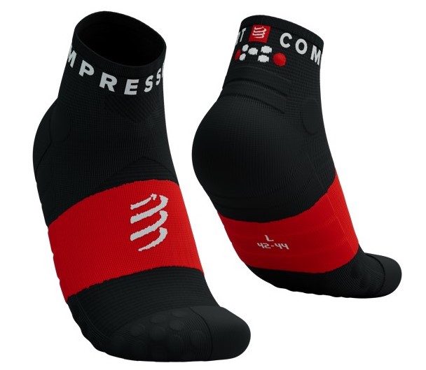 COMPRESSPORT Ultra Trail Low Socks Black / Red
